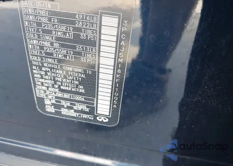 2019 Infiniti Qx50 Luxe from USA, damaged, VIN 3PCAJ5M18KF110056